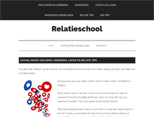 Tablet Screenshot of derelatieschool.nl